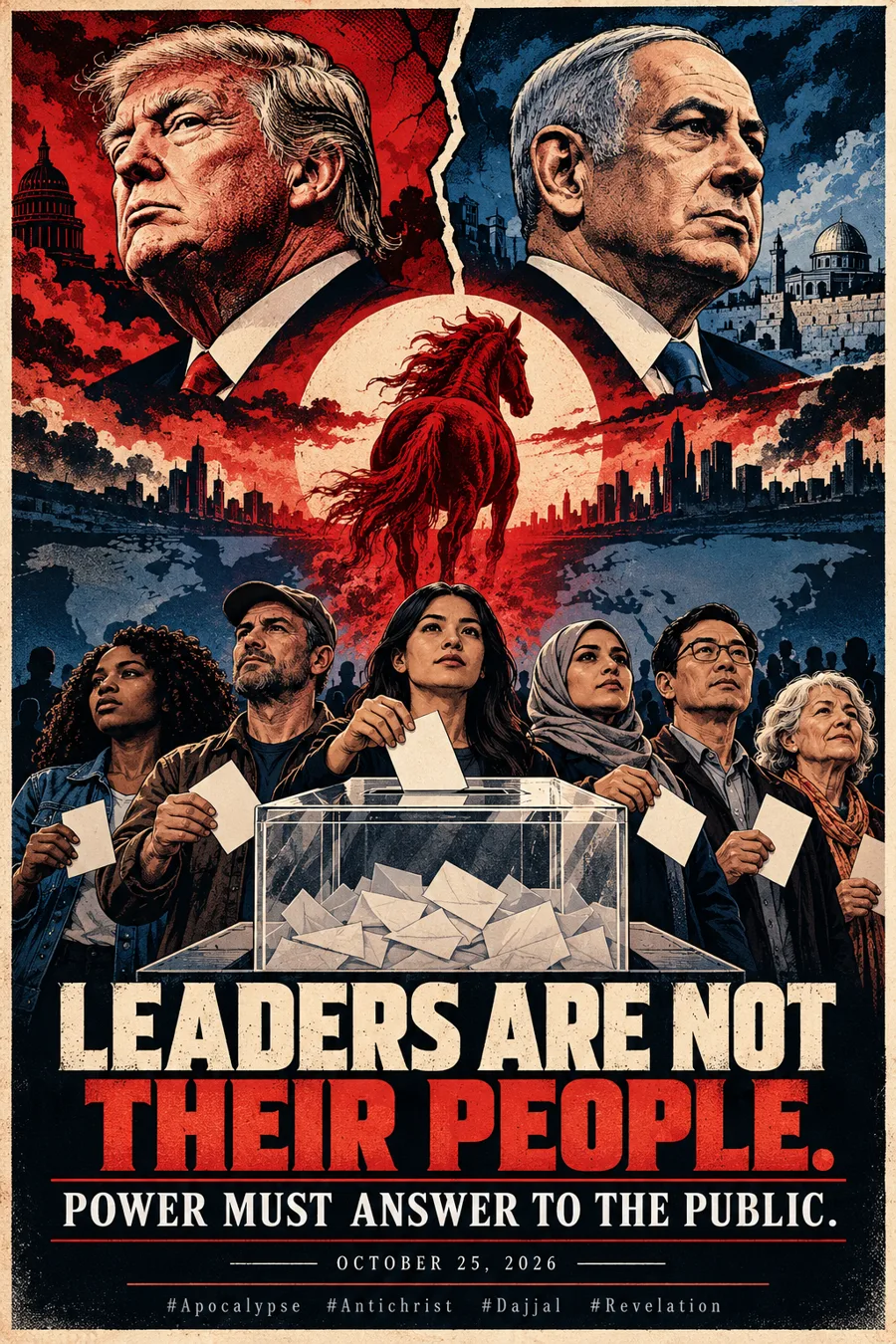 Leaders are not their people poster